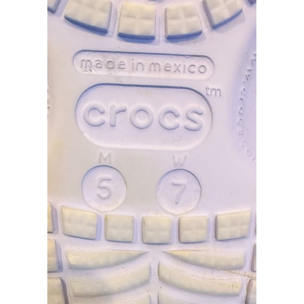 Crocs Classic Clog Lavender Purple W7 M5 Unisex Slip On Comfort Casual Shoes - Picture 10 of 10